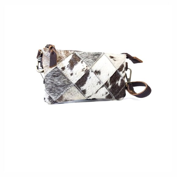 NEW American Darling Crossbody Convertible Tan Cowhide Western Leather Bag